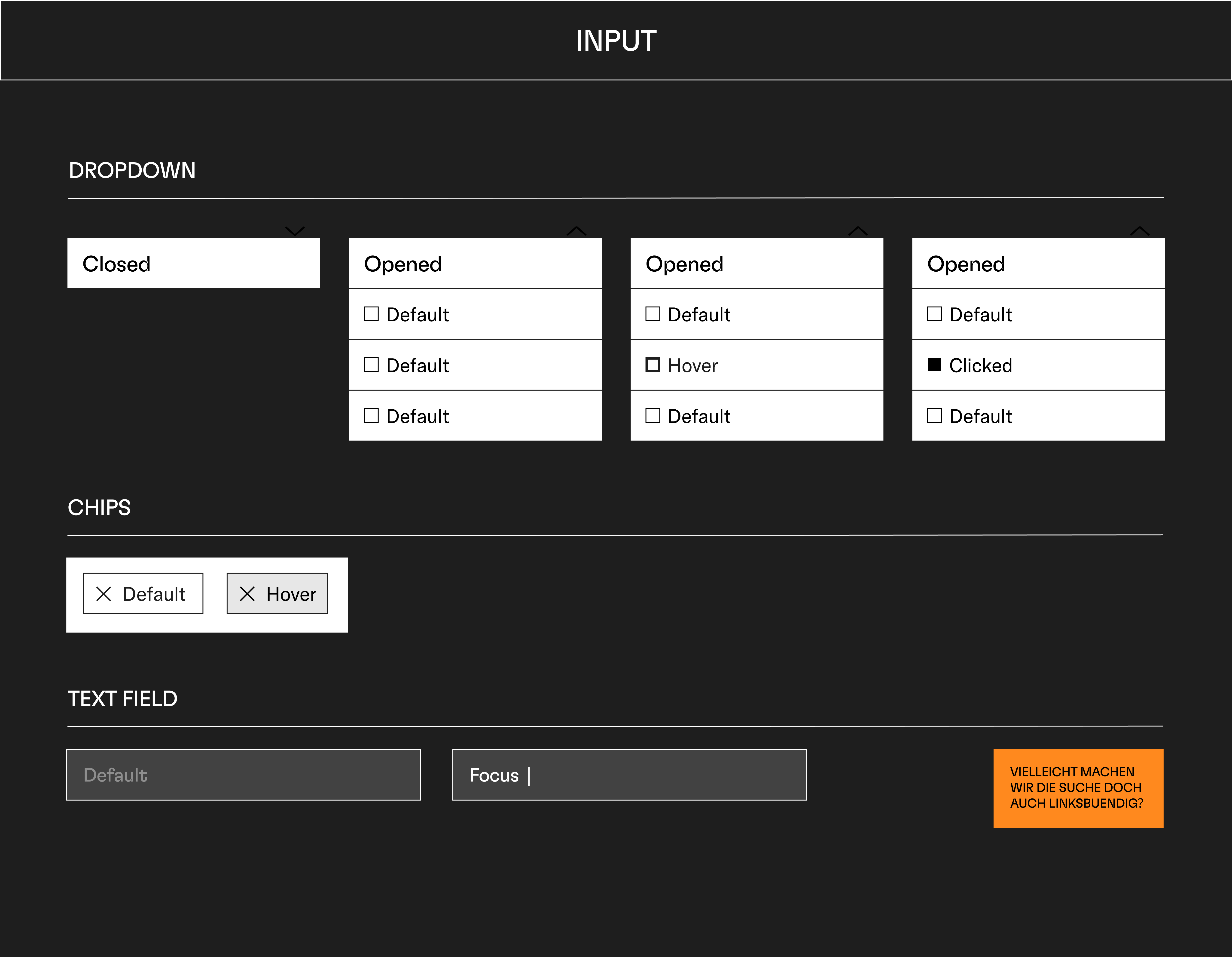 PERSPECTIVES Figma library input table component